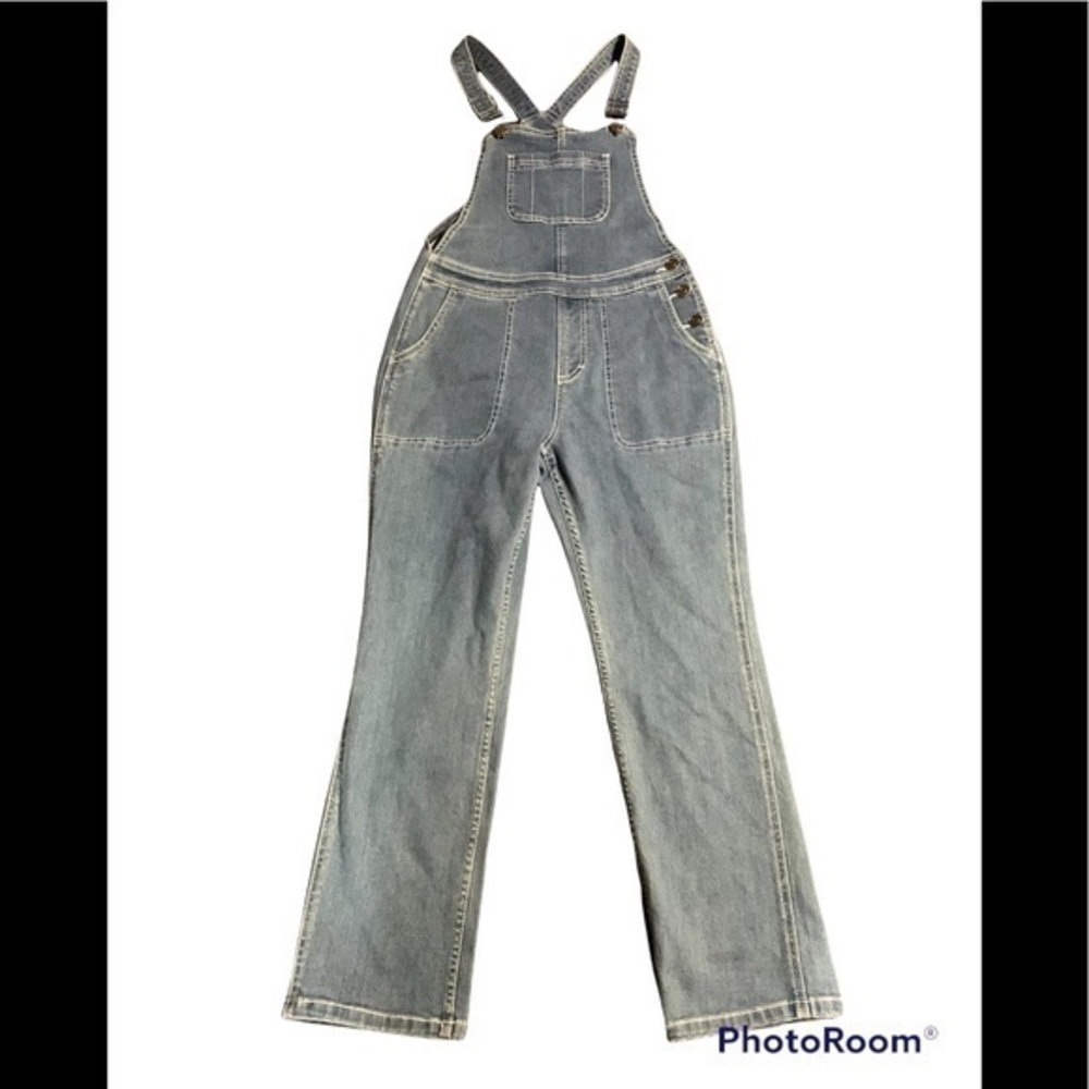 Anthropologie ModCloth Denim Jeans Overall Blue Size S